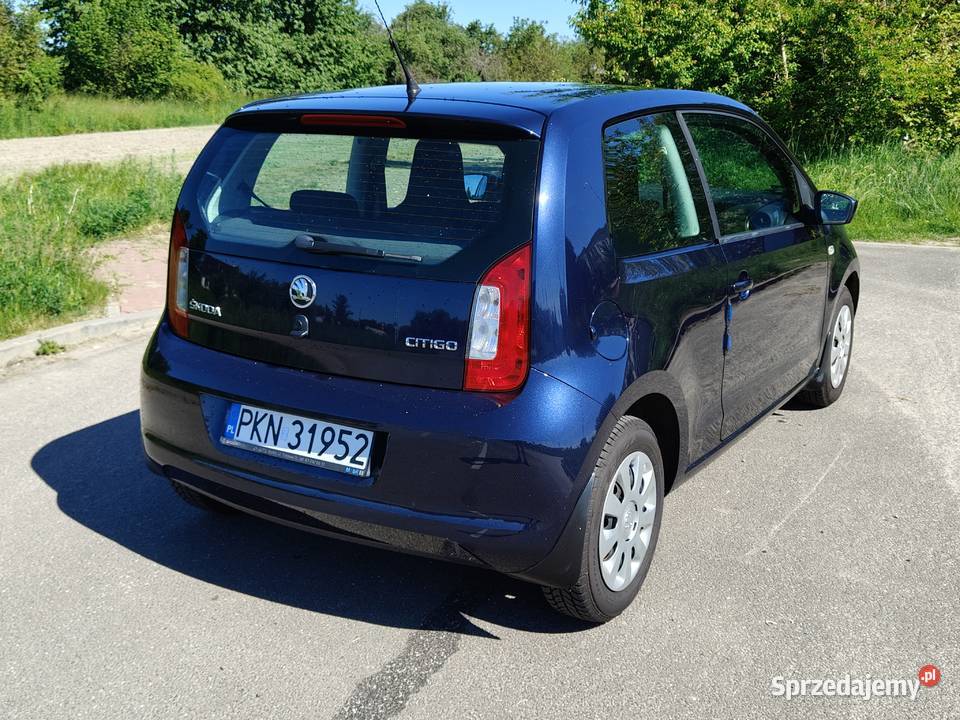 Skoda citigo 10mpi klimatyzacja Konin sprzedam