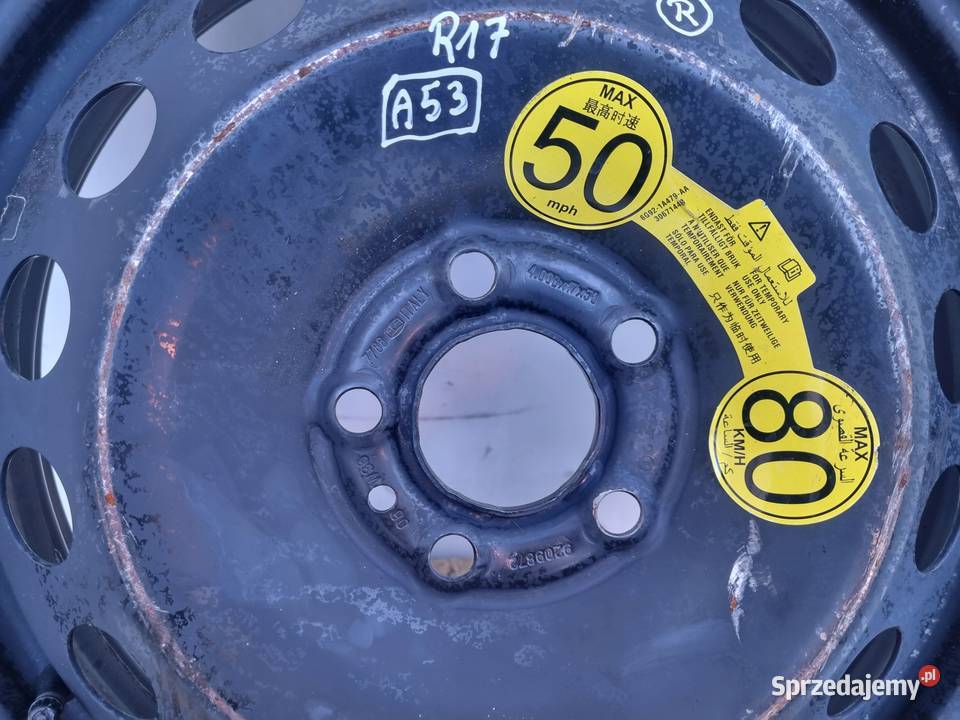 Volvo S80 V70 S60 I KOŁO DOJAZDOWE dojazdówka Chełm