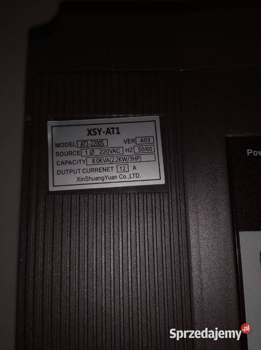 falownik inverter cnc 22kw 230V 1f 12A śląskie