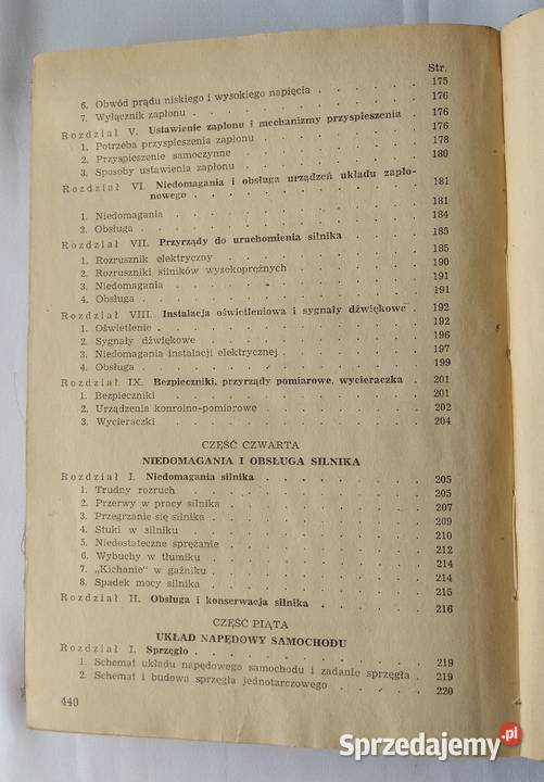 Podręcznik kierowcy III kat Jakub Toruńczyk Rok wydania 1955 podlaskie Hajnówka