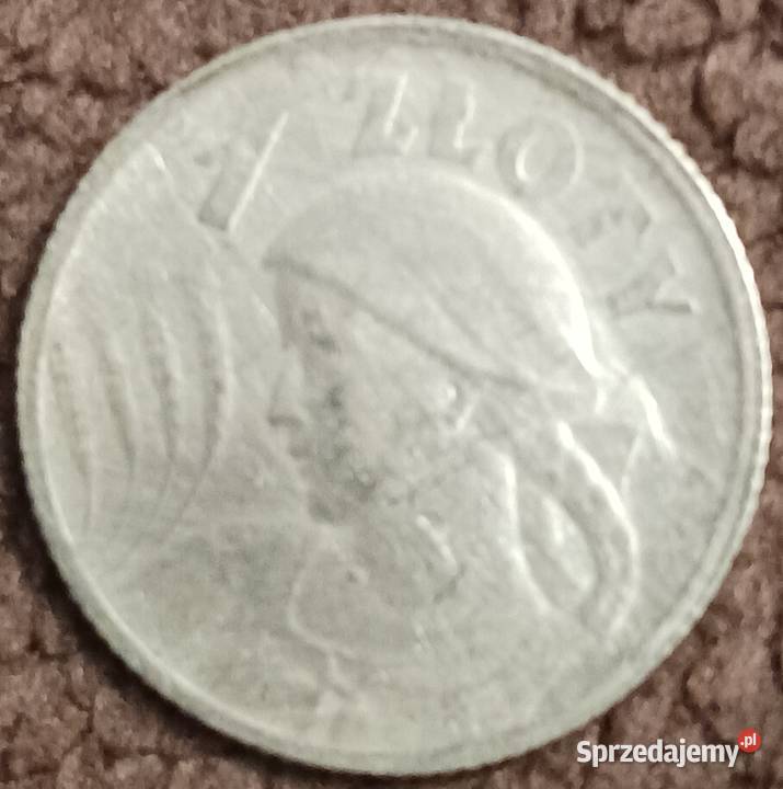 1 Żniwiarka 1924 r mennica Paryż oryginał Numizmatyka Konin