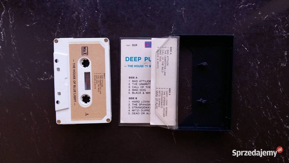 Kaseta Deep Purple The House of Blue Light Siemiatycze