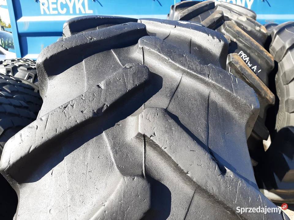 2x Opona używana rolnicza 48070R38 PIRELLI TM700 Zaścianki