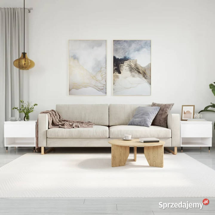 Stoliki kawowe 2 białe 50x46x50 WM830893 Warszawa