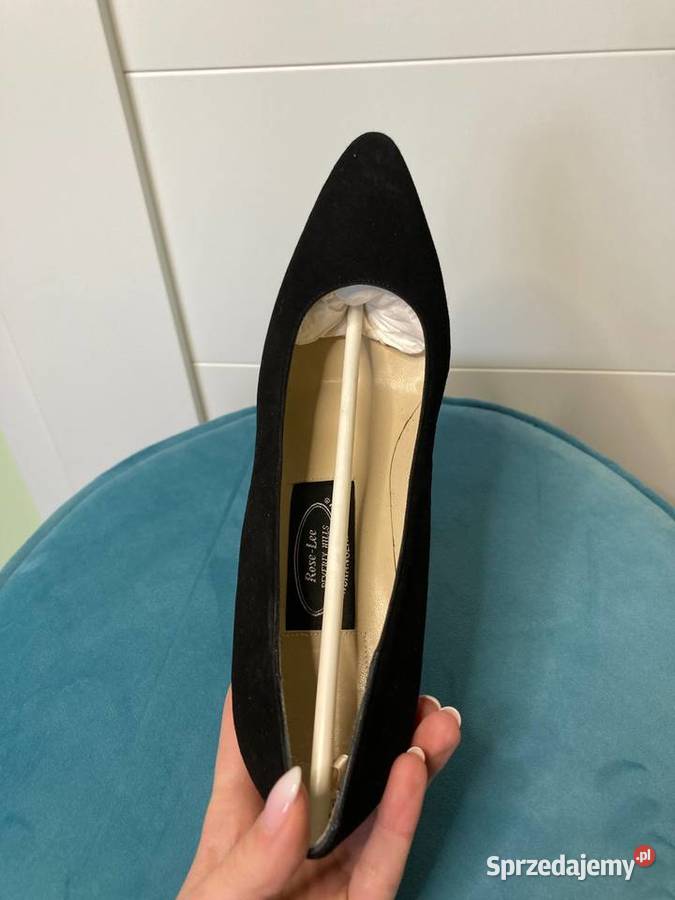 Nowe czarne klasyczne zamszowe buty szpilki Rose podkarpackie Nisko sprzedam