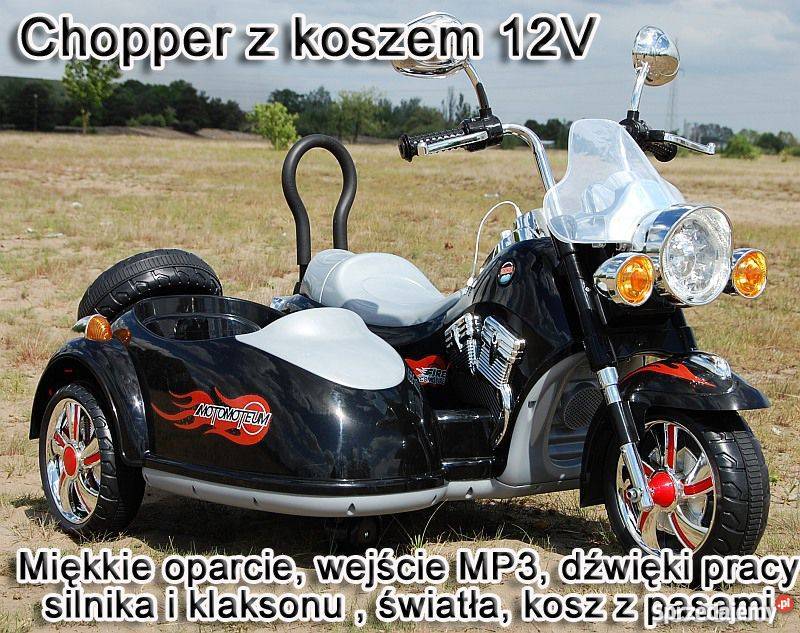 MOTOR CHOPPER Z KOSZEM 12V SUPER MOCSX138 Toruń sprzedam