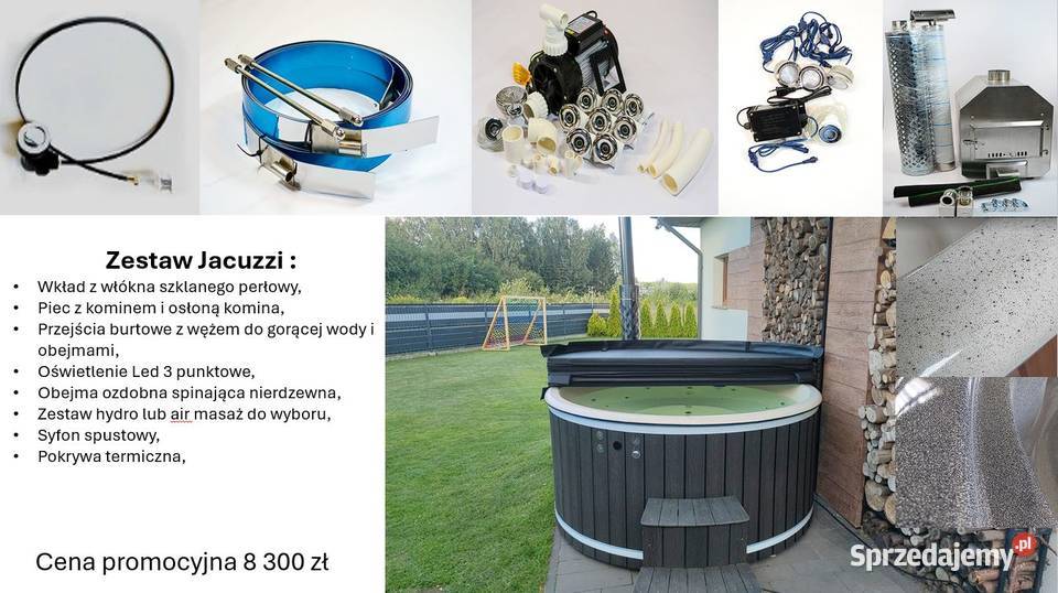 Zestaw do samodzielnego wykonania jacuzzi bali Starogard Gdański