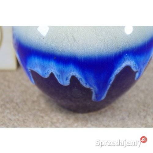 Wazon ceramiczny vintage z efektowym szkliwem sprzedam