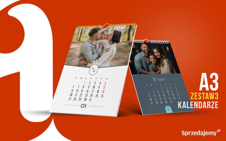 Foto Kalendarz Szablony A3 Kalendarium 2025 DVD Kraków