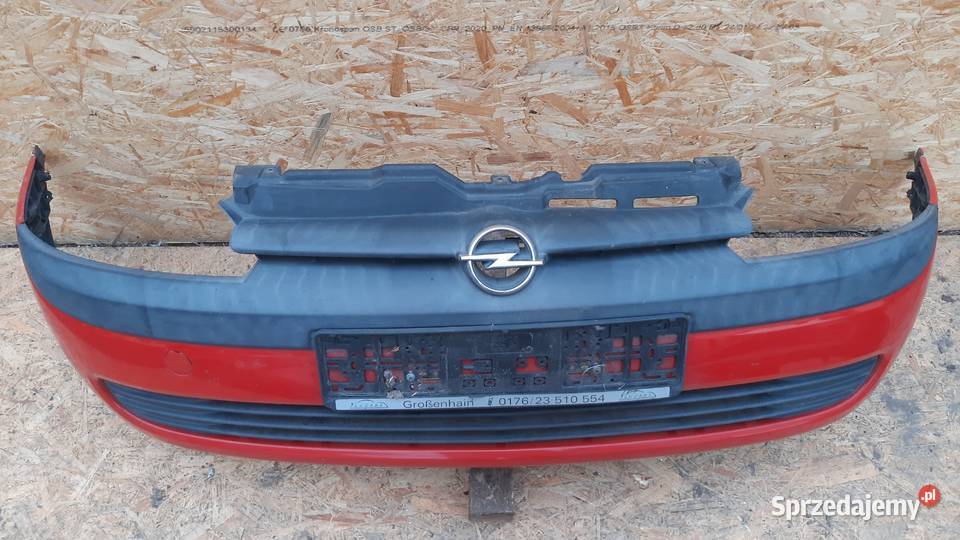 zderzak do montażu Opel Corsa C Combo czerwony Dębno