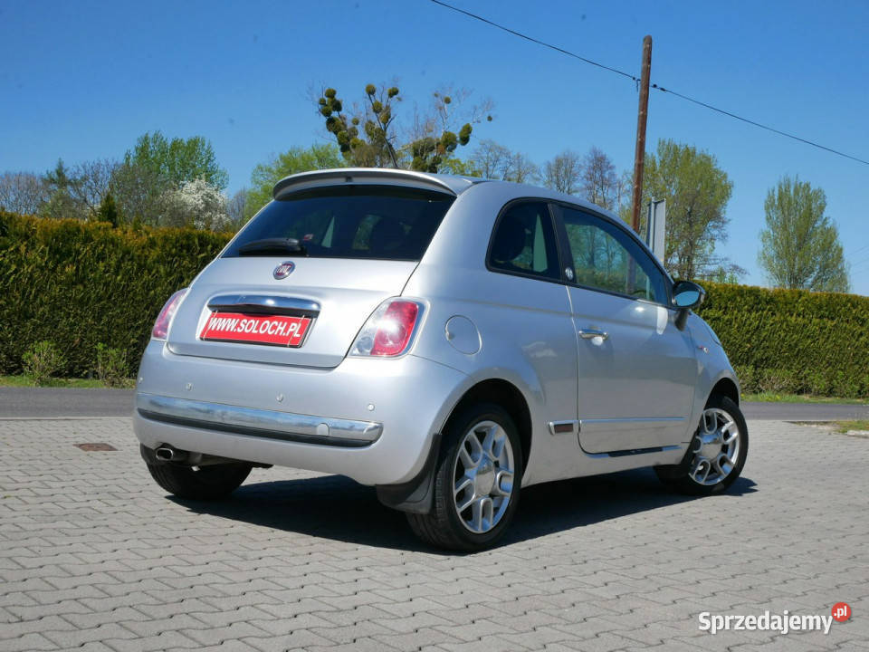 Fiat 500 12 69 Eu5 Launch Edition Półskóra 1 Wł komputer pokładowy śląskie Goczałkowice-Zdrój