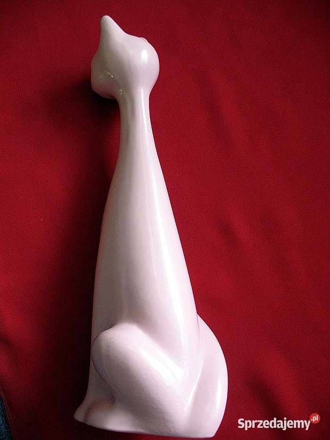 Kot Powabna koteczka różowa figurka porcelana 28 Figurki i rzeźby Siedlce