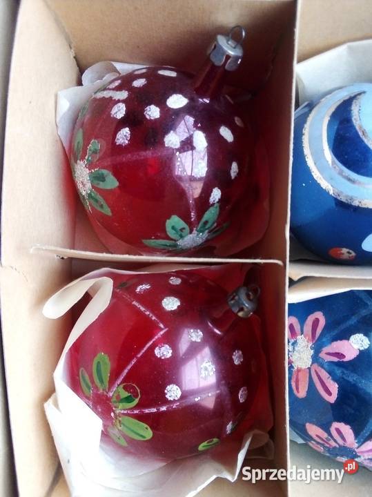stare bombki vintage PRL śląskie
