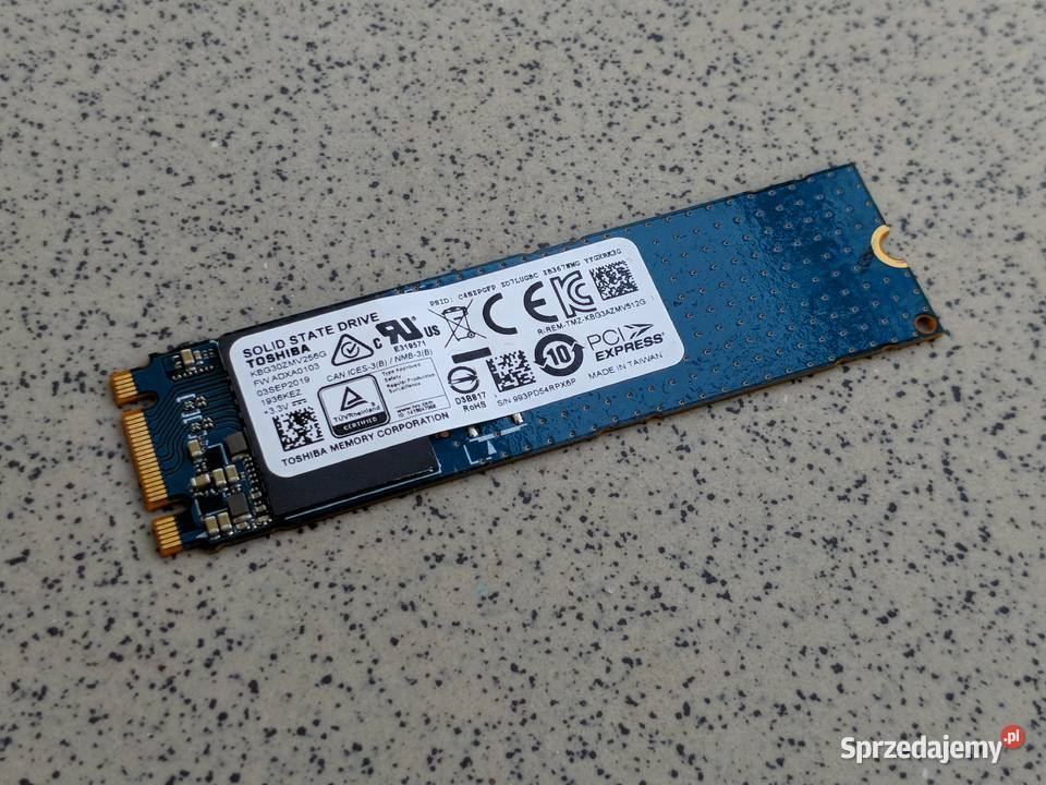 Dysk Toshiba KBG30ZMV256G SSD M2 2280 NVMe 256GB Opole