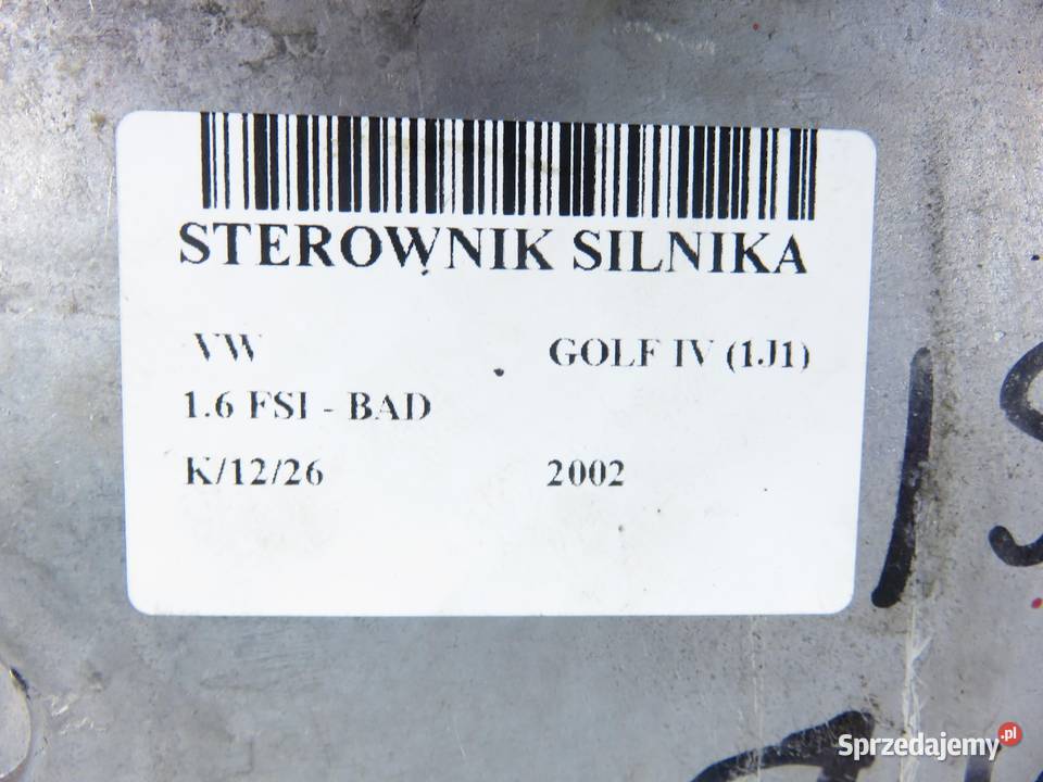 STEROWNIK VW GOLF IV 16 FSI 036906013D sprzedam