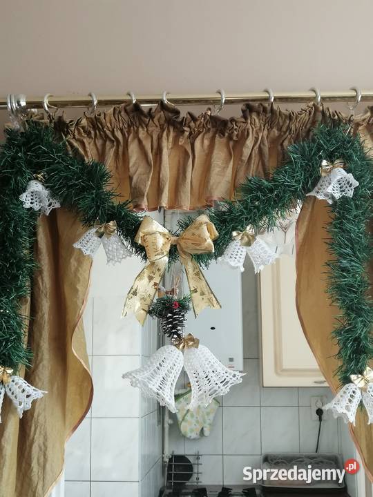 Girlanda świąteczna oświetlona z dzwoneczkami Girlandy Katowice