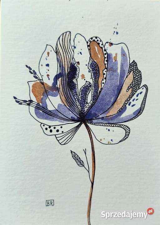 Akwarela Akwarelka Obraz pt Harmonia Umysłu małopolskie Poznachowice Dolne