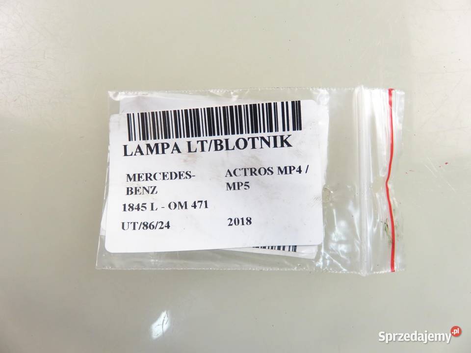 LAMPA LEWA TYLNA MERCEDES ACTROS MP4 MP5