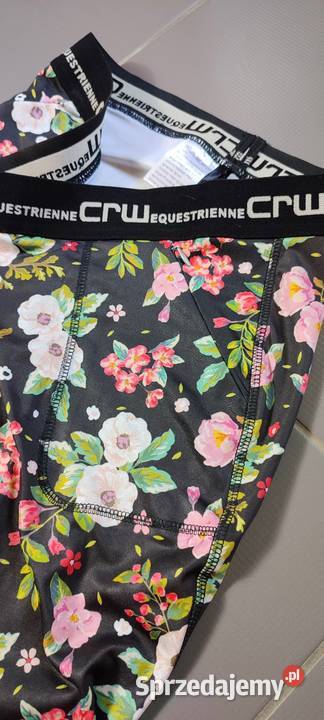NOWE legginsy jeździeckie CRW silikonowy lej Jasień