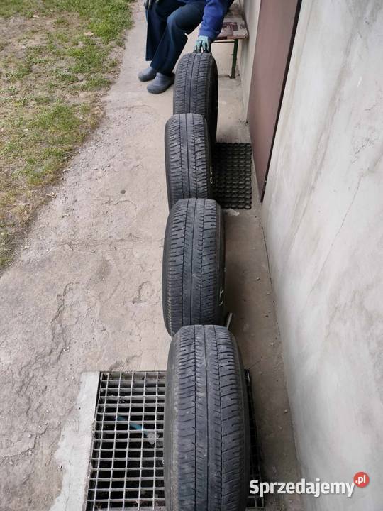 Sprzedam koła 18570r13 4x98 Polonez Fiat szeroka Opony i felgi śląskie Miedźno