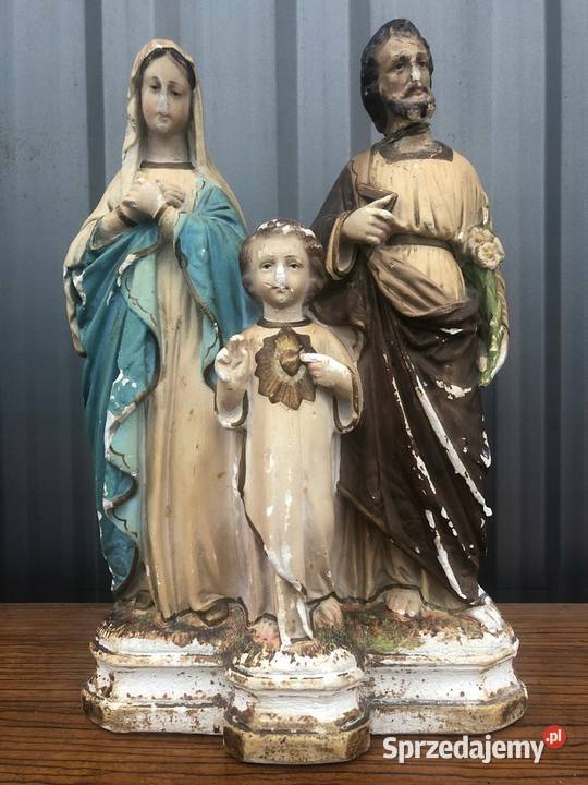Zabytkowa Figurka Łowicz