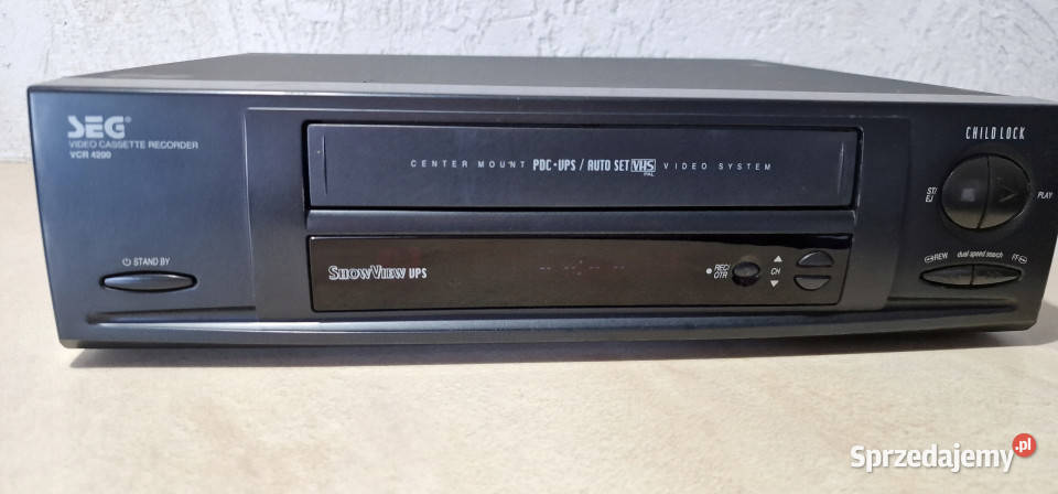 Magnetowid SEG VCR4200 VCR 4200 VHS Video Międzychód
