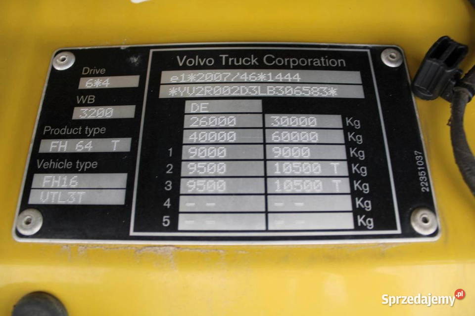 Ciagnik 6x4 Volvo FH16660 Też leasing ciagnika Warszawa