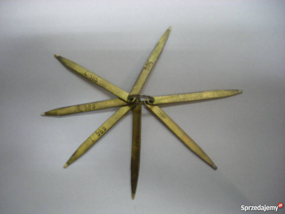 Iglice probiercze do badania złota 7 Ramion Katowice sprzedam