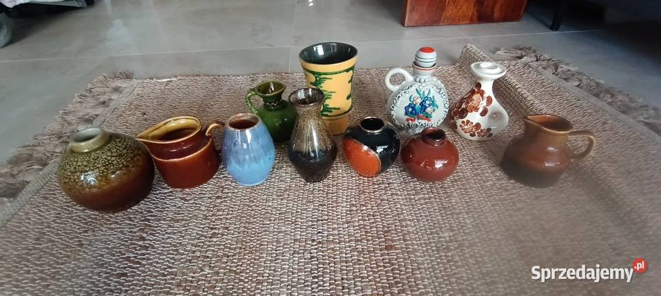 Wazony ceramiczne PRL Nysa