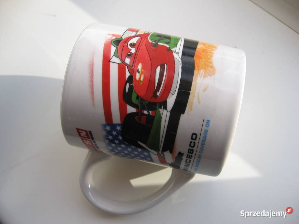 PIXAR Cars Disney auto McQueen kubek garnuszek Przemyśl sprzedam