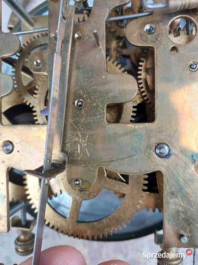 140 Zestaw mechanizm starego zegara Junghans Tczew