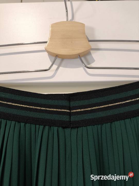 Spódnica damska świąteczna plisowana butelkowa Plisowana  Poznań
