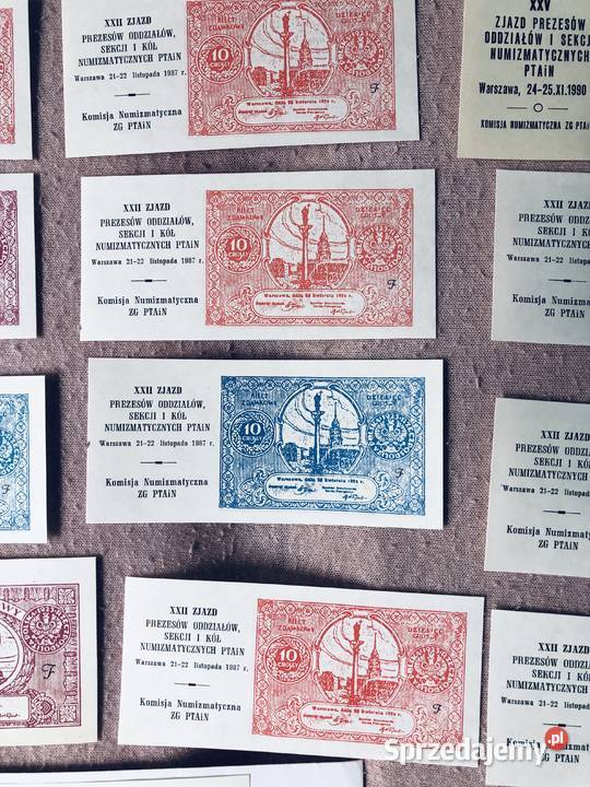 Banknoty Kolekcje banknotów Łowicz