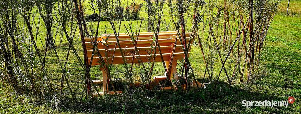 Ławka drewniana ławka ogrodowa drewno Meble ogrodowe Radków