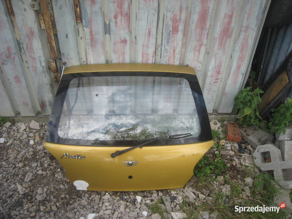 Klapa tylna tył Daewoo Matiz złota 51U kompletna osobowe małopolskie Kraków sprzedam
