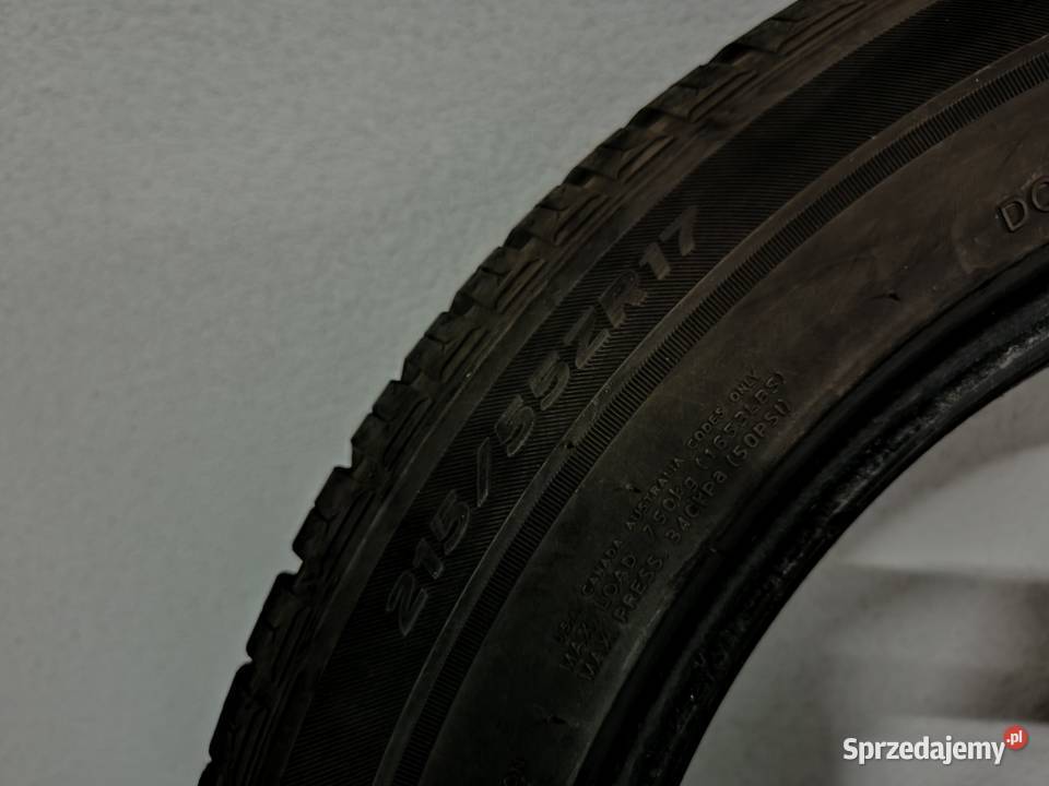 Opony całoroczne Hankook 21555 R17 stan Wrocław sprzedam