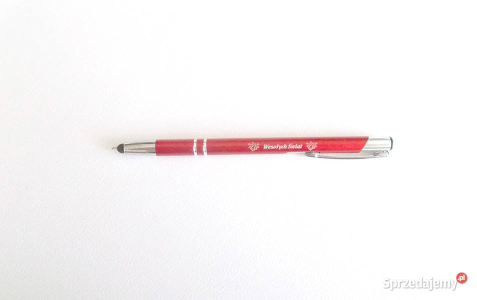 czerwony długopis touch pen slim długopis wąski Opole
