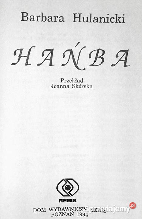 Hańba Barbara Hulanicki miękka Chełm