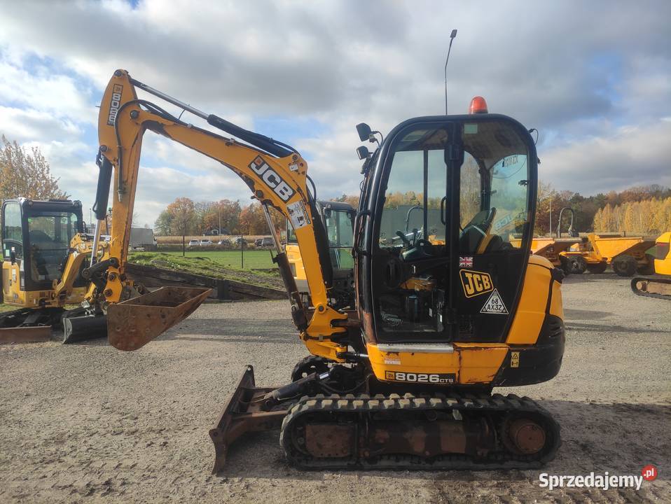 Minikoparka JCB 8026 CTS 2019r 2400mtg Ryżki