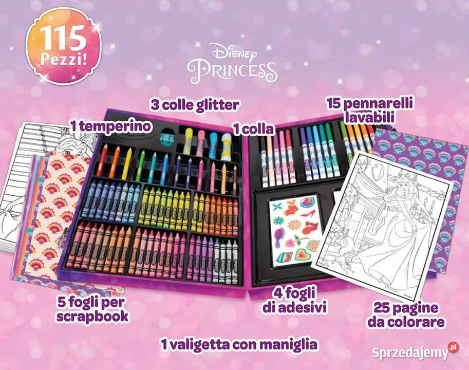 Crayola Zestaw Plastyczny Kredki Flamastry małopolskie sprzedam