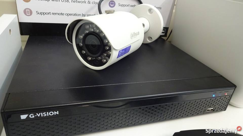 Zestaw 4 kamer HD do monitoringu z rejestratorem Wrocław