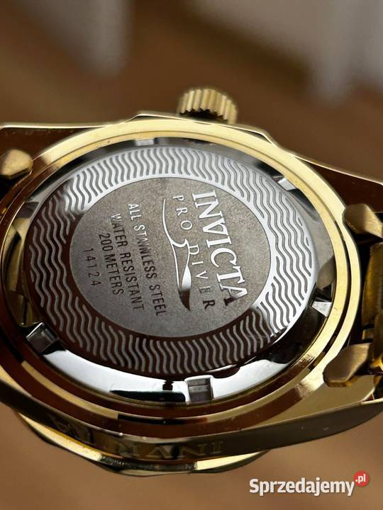 Zegarek Invicta Pro Diver w złotym kolorze nowy Poznań