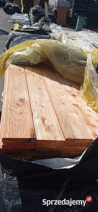 Deska tarasowa 25x145 modrzew europejski klasa Zielona Góra