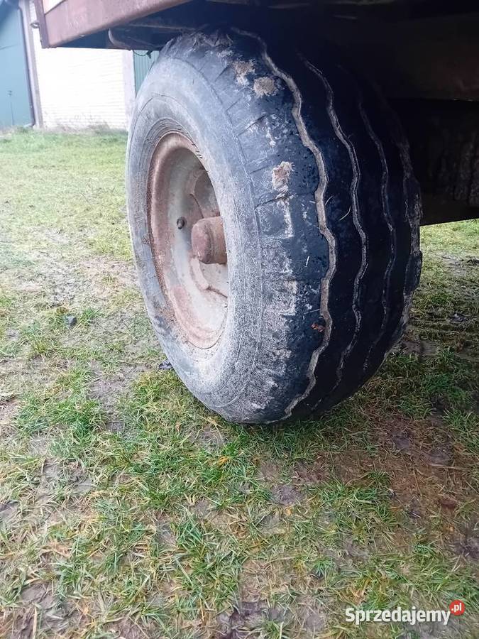 Przyczepa jednoosiowa wywrotka nieuszkodzony Hanna sprzedam