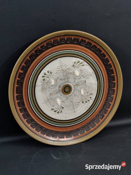 Talerz Ścienny Ceramiczny Poddębice