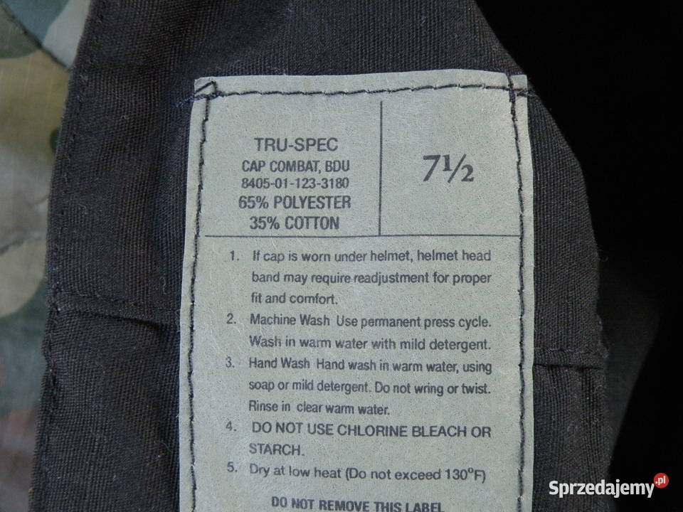Czapka patrol cap TRU SPEC 7 12 czarna Wrocław sprzedam