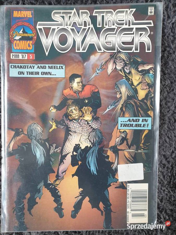 Star Trek Voyager 3 oryginalne komiksy Marvel Amerykańskie Gdynia