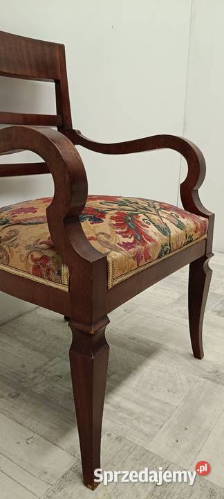 krzesło fotel design art deco do biurka gabinetu Radomsko