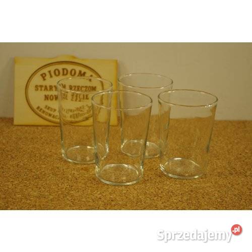 Komplet 4 szklanek tumbler whisky szkło użytkowe sprzedam