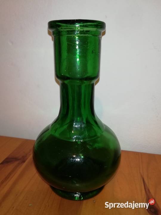 Stare przedwojenne szkło ButelkaWazon Antyki